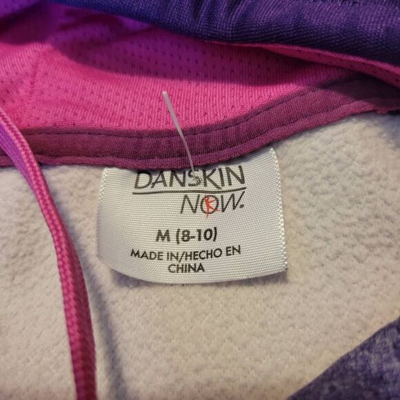 Danskin Now Purple Athletic Hoodie Size Medium - Picture 6 of 6